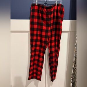 Wondershop Men’s Red and Black Checked Sleep pants Size XL